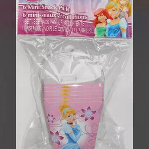 🆕 Disney Princess 12 Mini Favor Box Party Pail